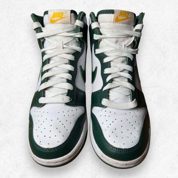 Nike Dunk High Size 7 Australia Noble Green University Gold DD1399-300 NWOB - Picture 6 of 8